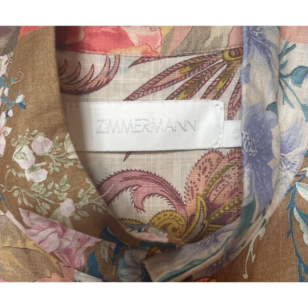 Zimmerman Multi-Colored Patchwork Printed Dress W… - image 2